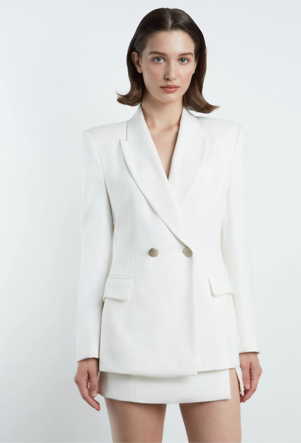 Жакет с острыми плечами - фото 119089