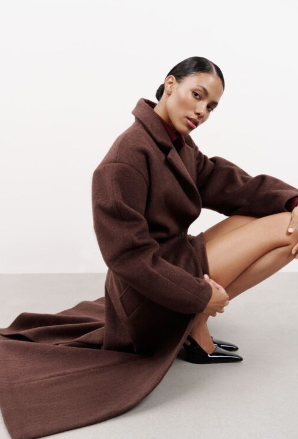 Пальто из шерсти - фото 119650