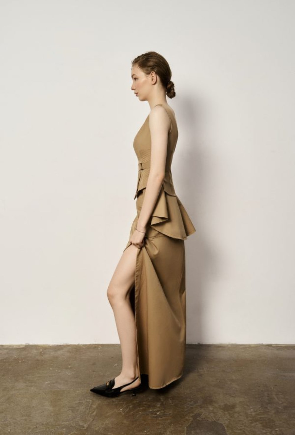 Хлопковый корсетный топ - фото 119741