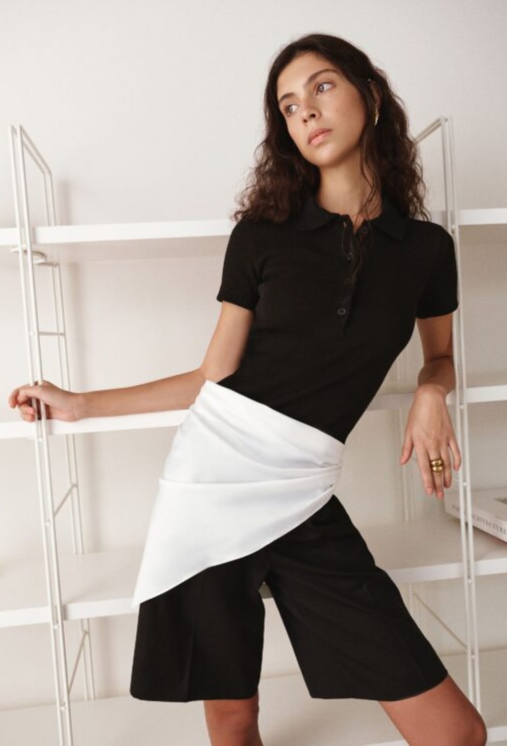 Шорты из хлопка и вискозы - фото 119795