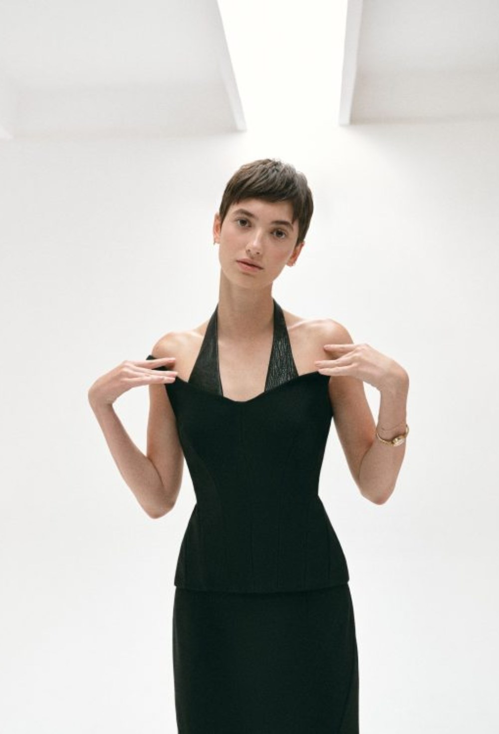 Асимметричная расклешенная юбка - фото 119836