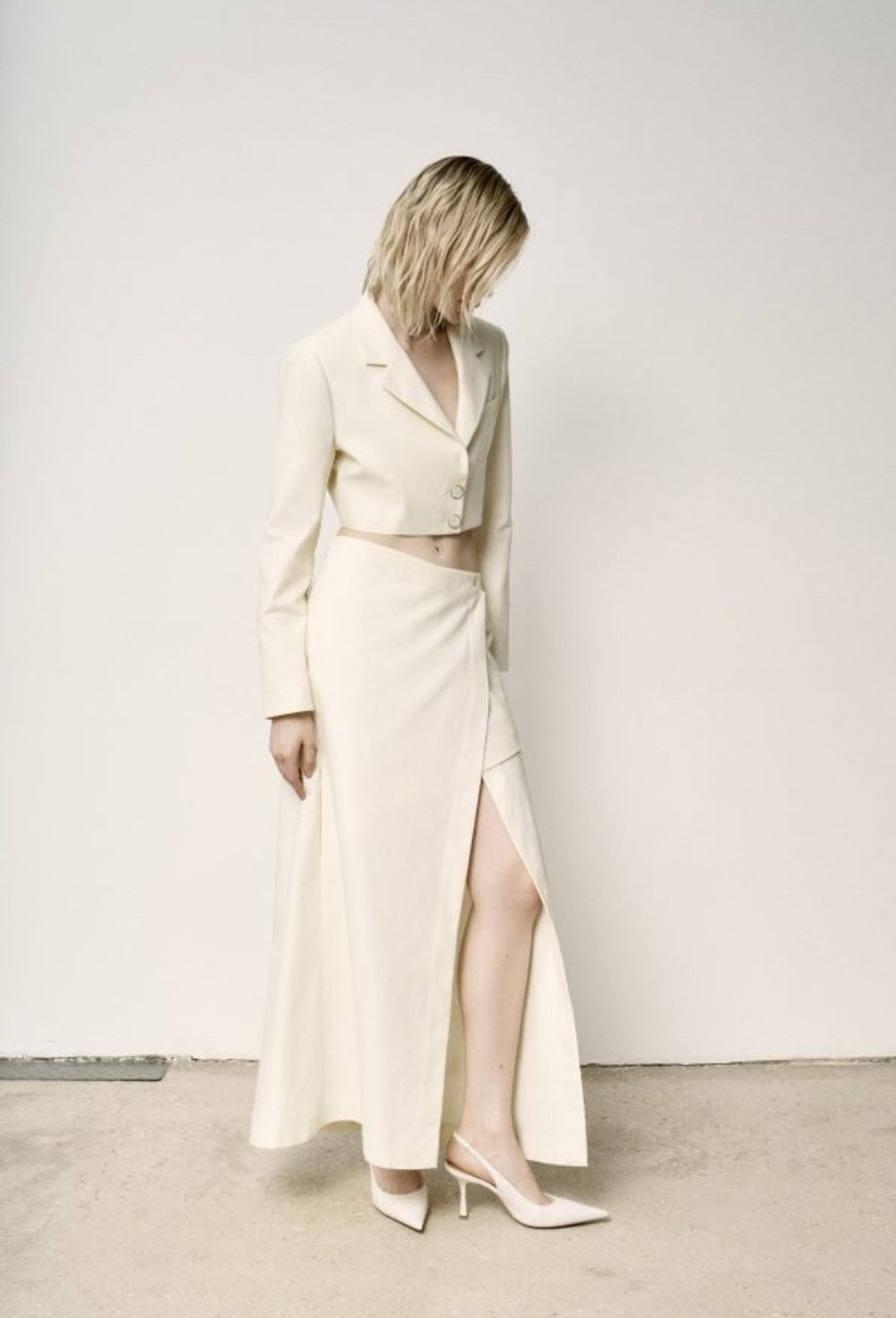 Льняная юбка макси - фото 119876