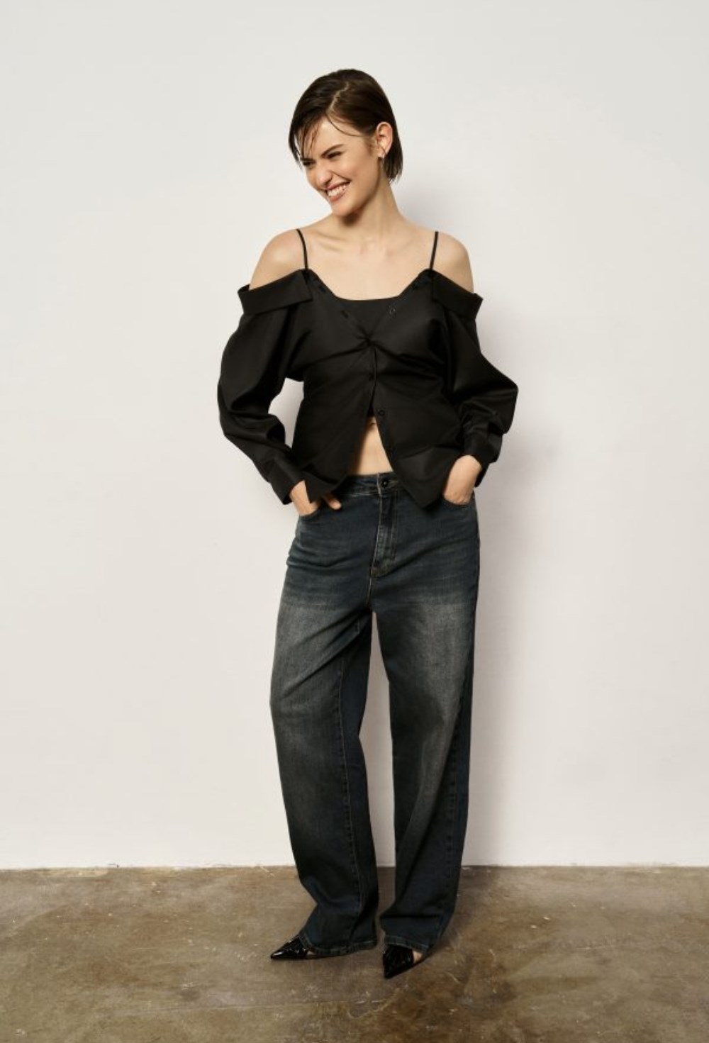 Черная рубашка x2 - фото 119973