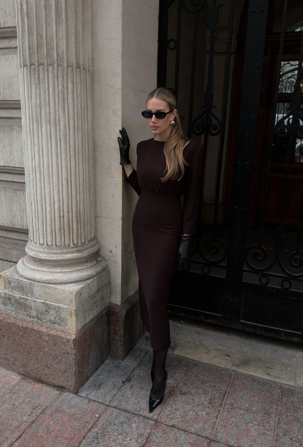 Платье-футляр - фото 120077