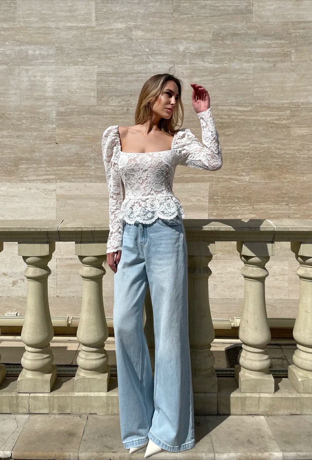 Блуза из кружева - фото 120118