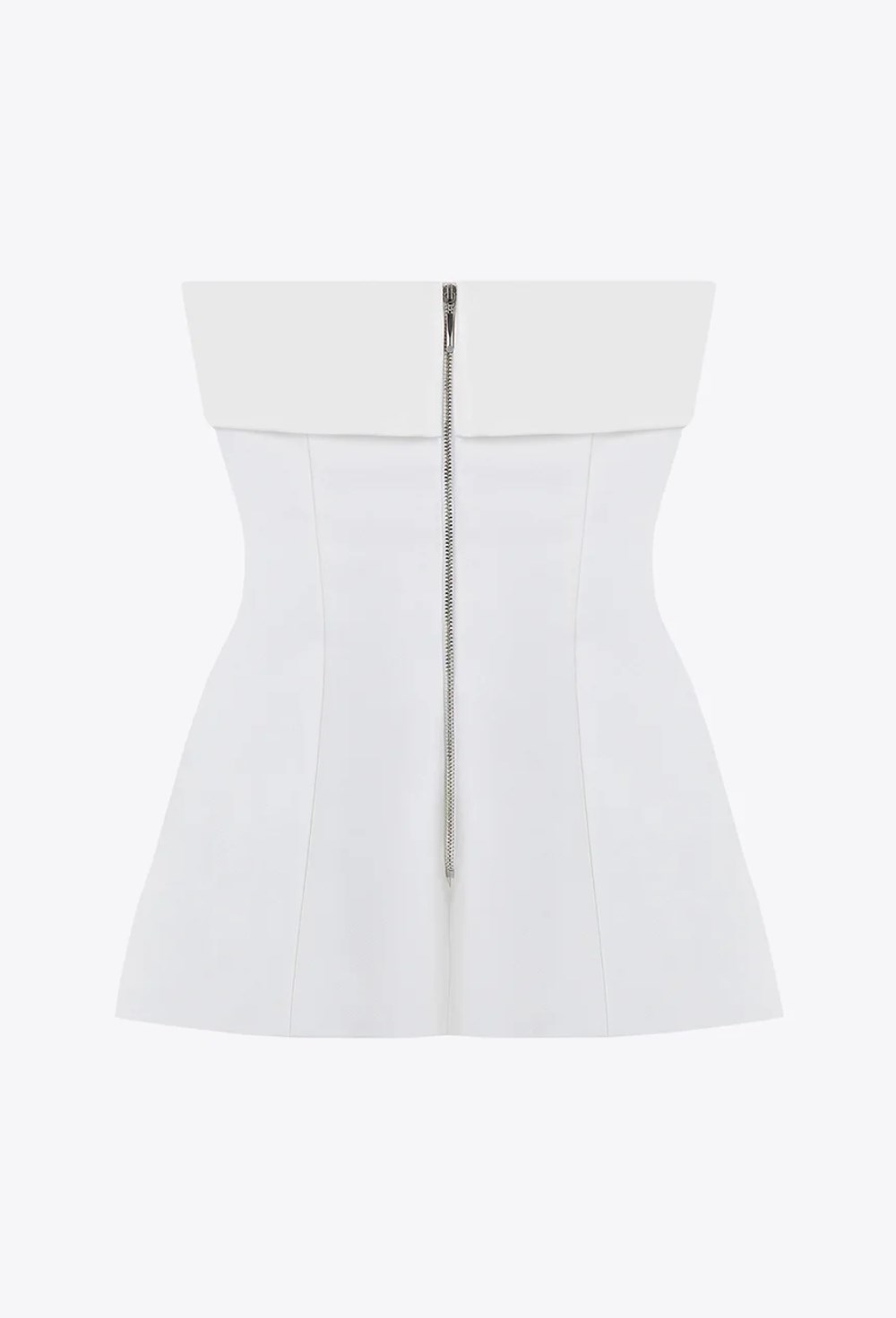 Корсетный-топ с баской - фото 120131