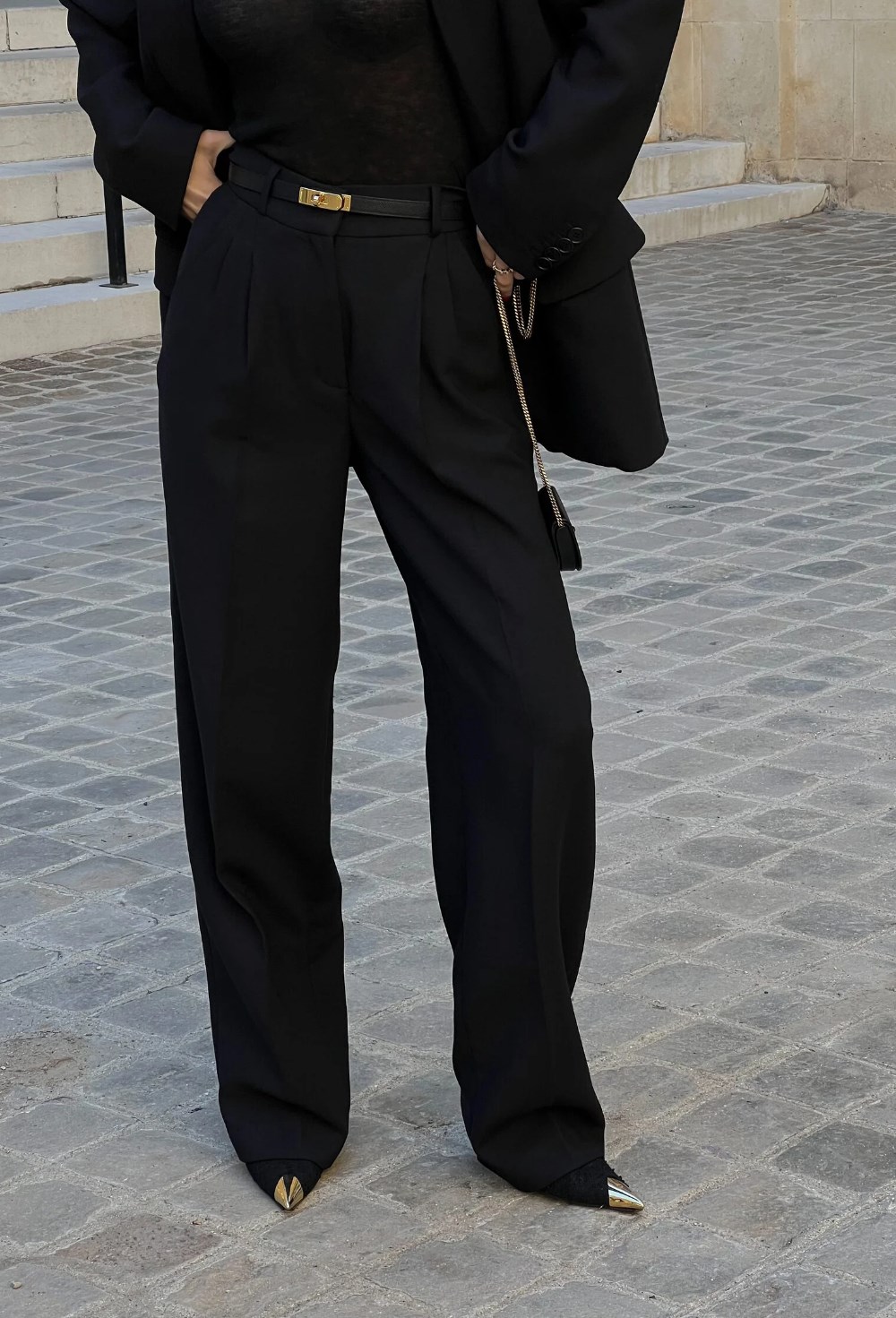 Брюки c защипами - фото 120197