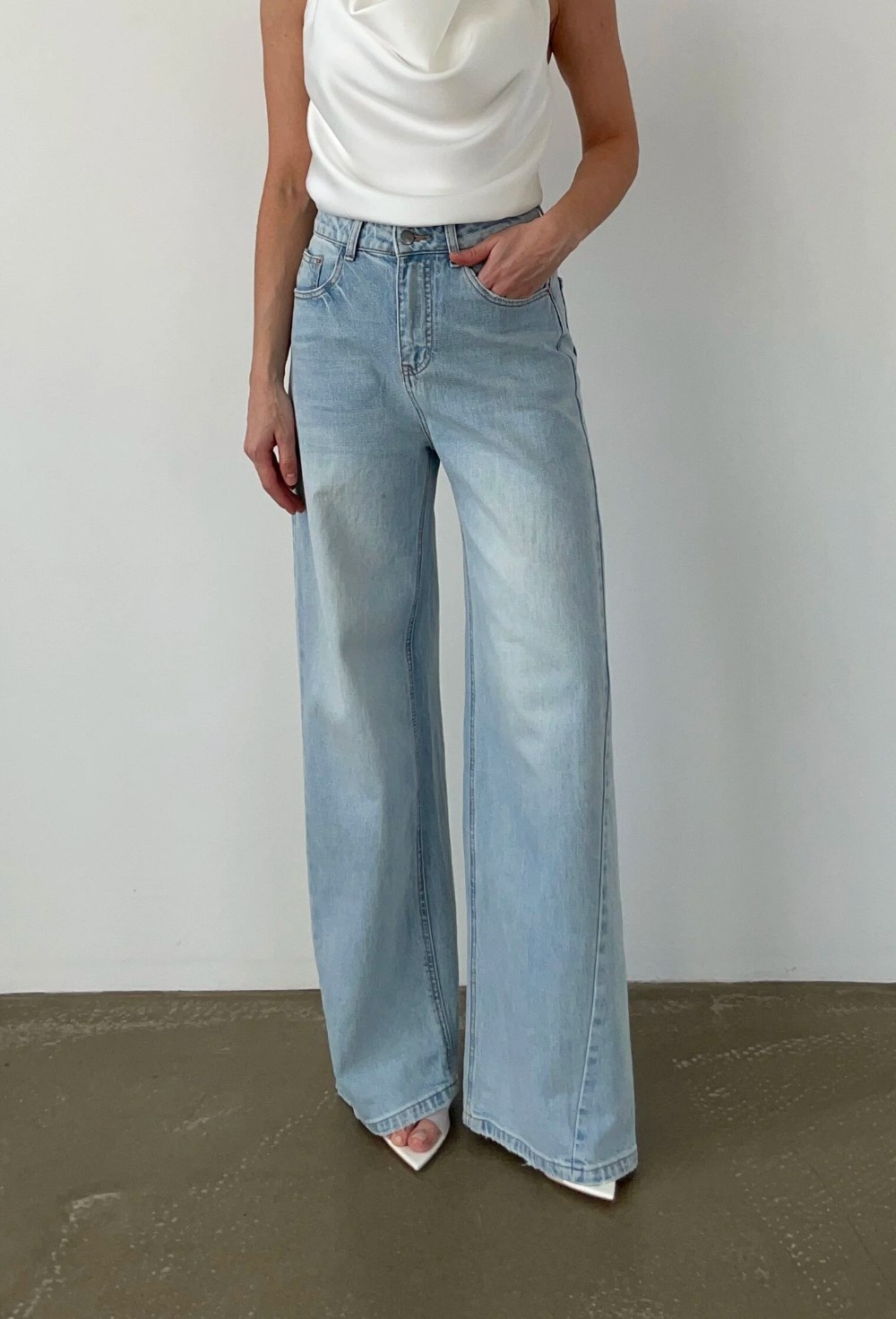 Джинсы Palazzo - фото 120212