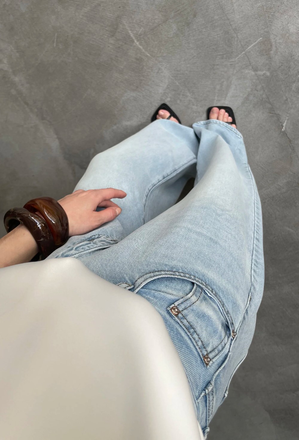 Джинсы из леоцела - фото 120216