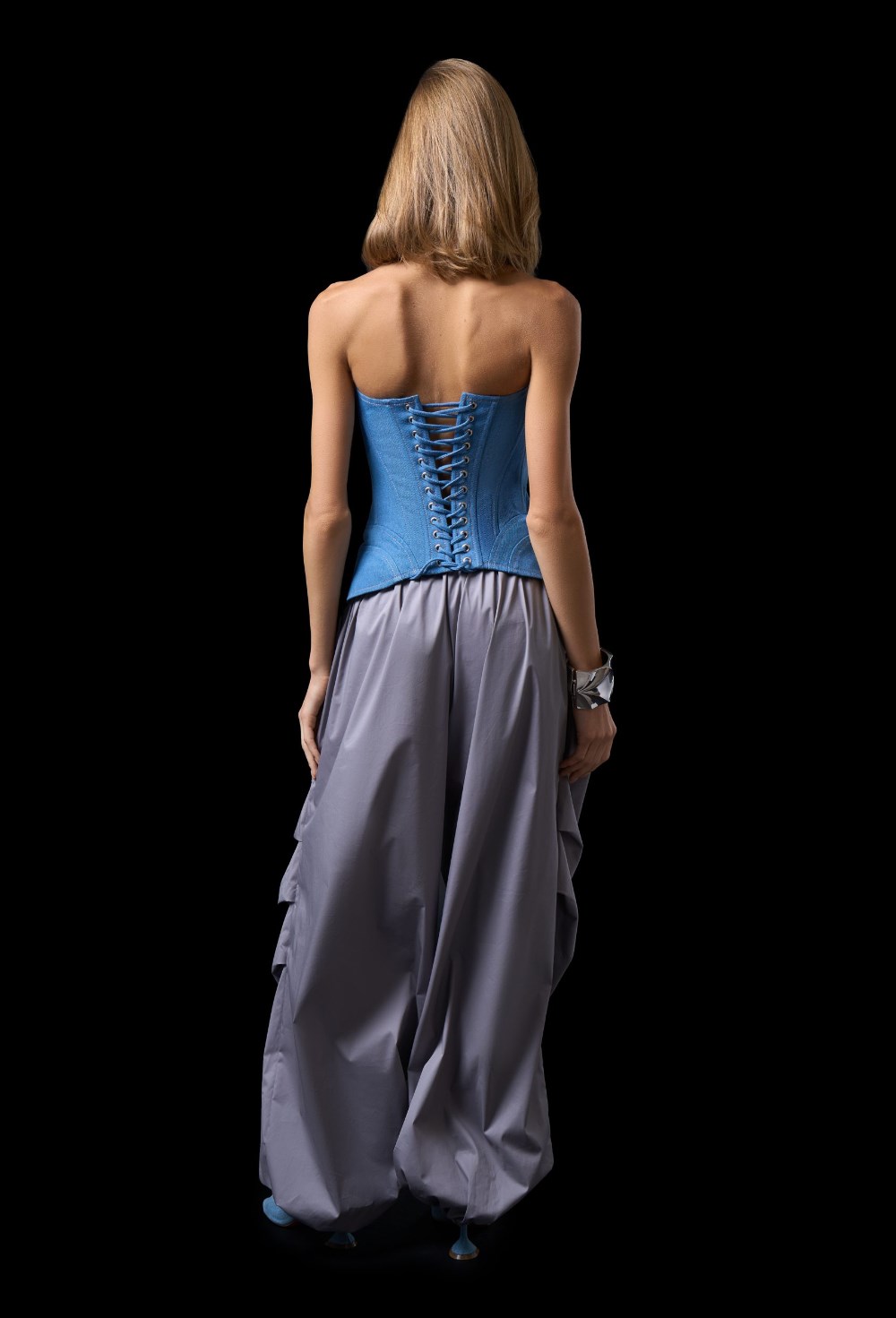 Голубой корсет - фото 120336