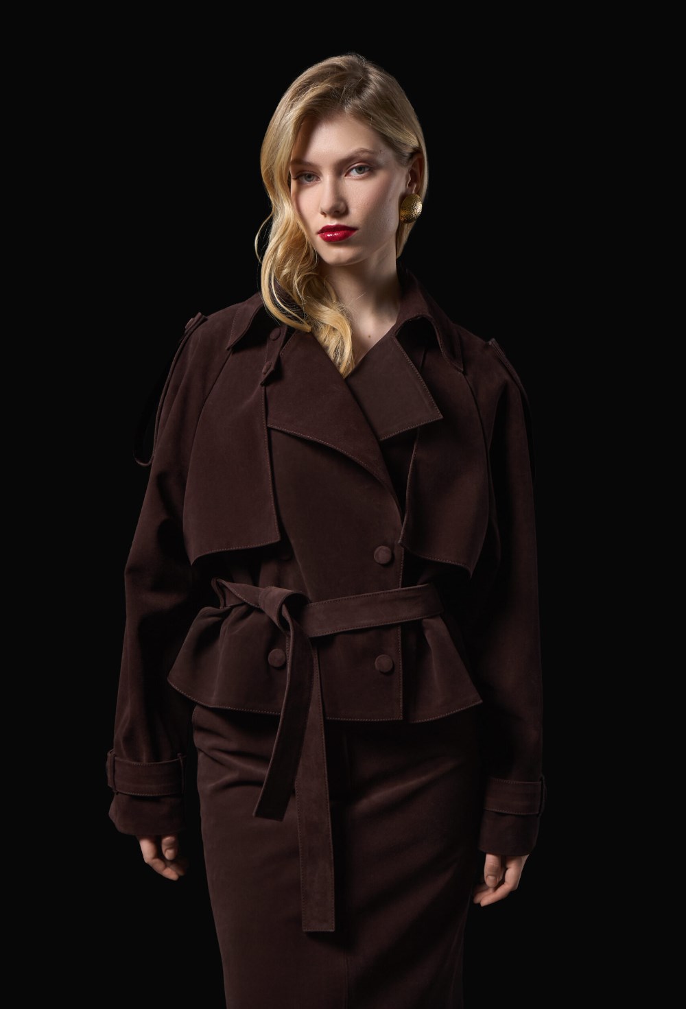 Куртка из натуральной замши - фото 120410