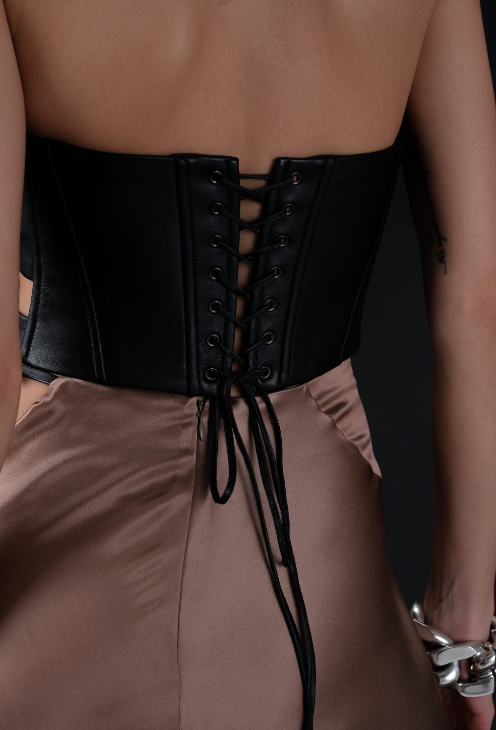 Корсет из натуральной кожи (без молнии) - фото 120929