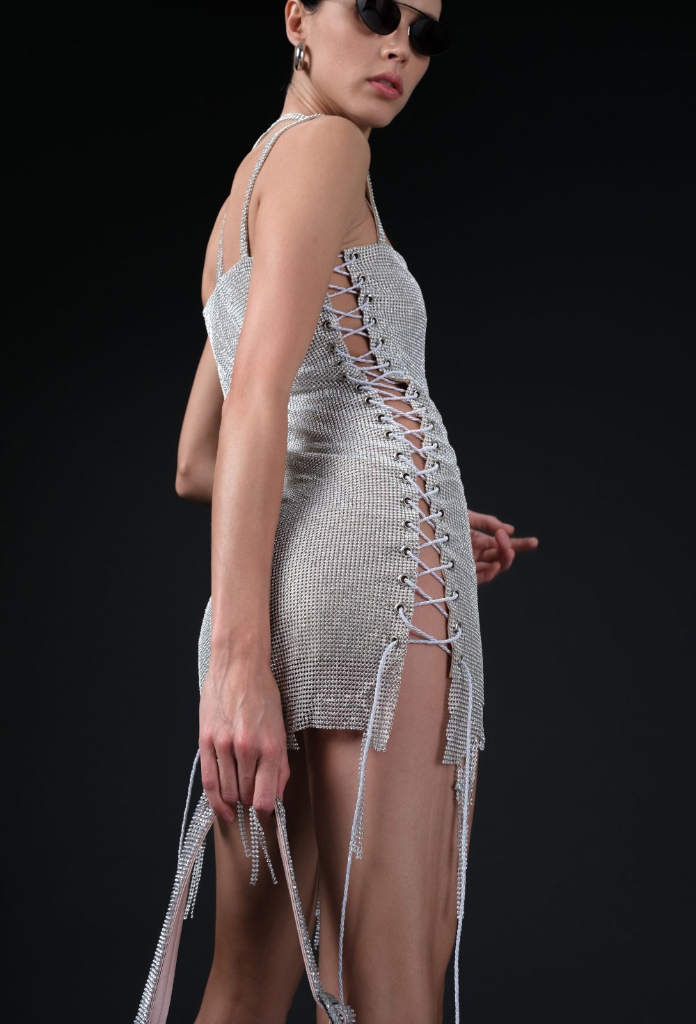 Платье — кольчуга из кристаллов - фото 120940