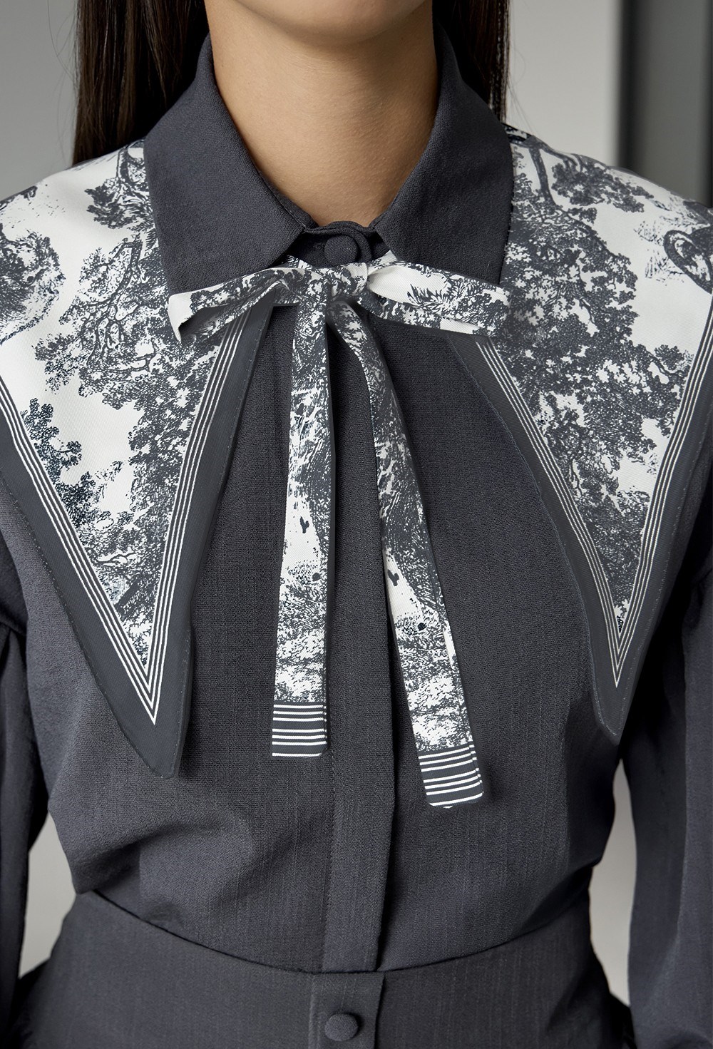 Комплект рубашка с юбкой - фото 120976