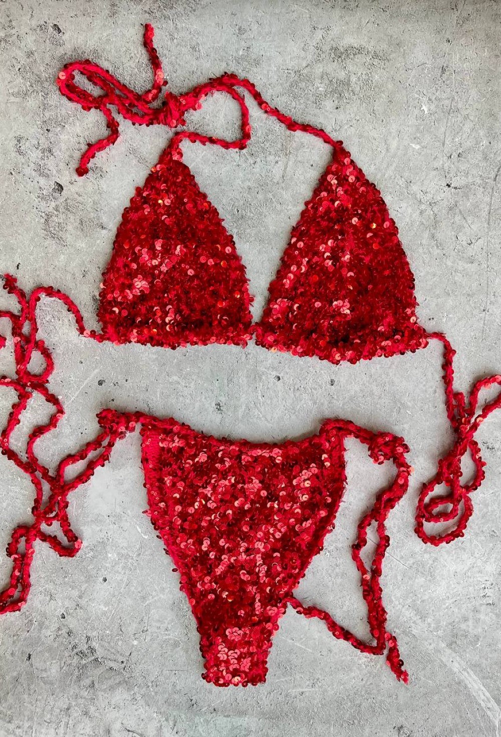 Вязаный купальник - фото 120986