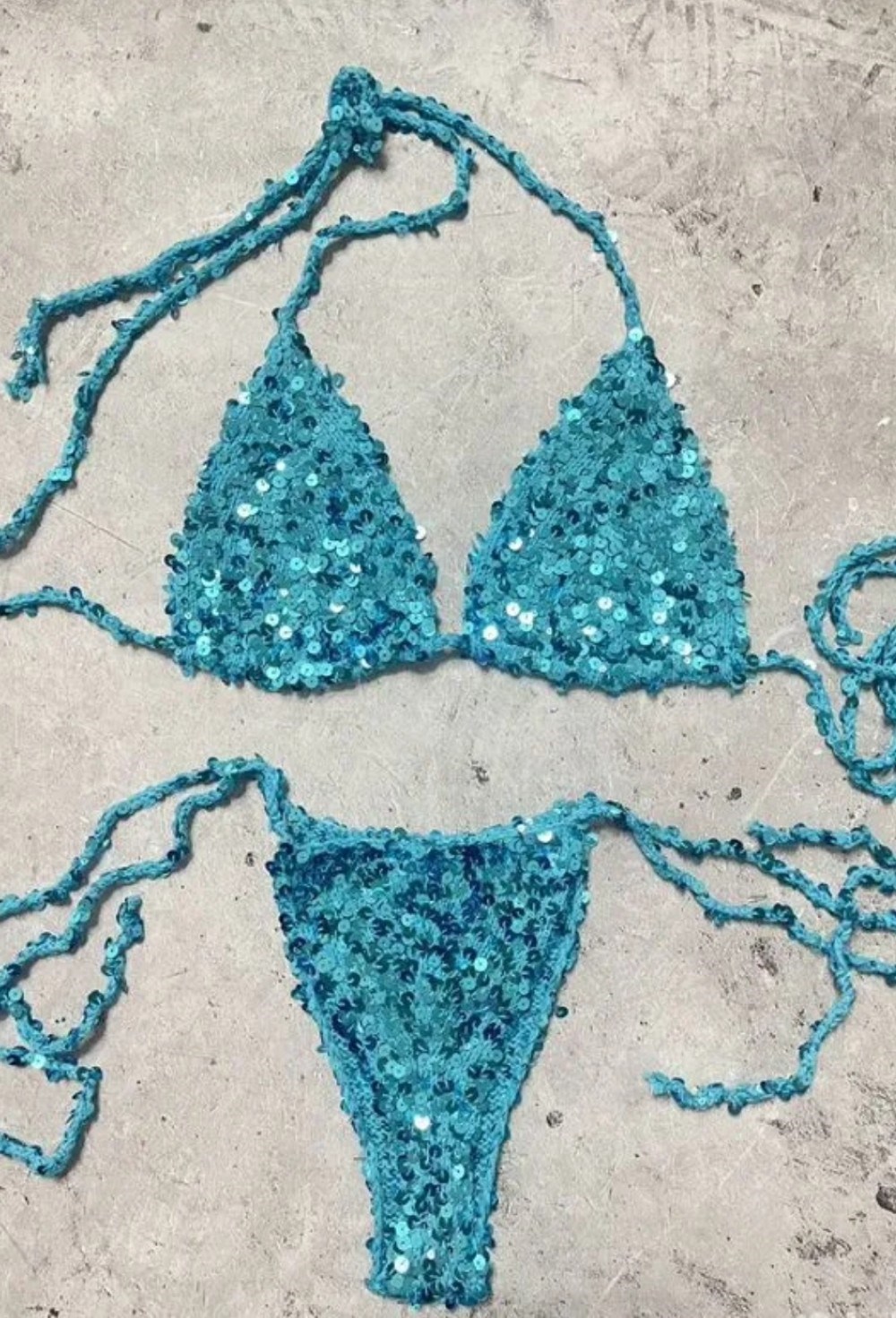 Вязаный купальник - фото 120988