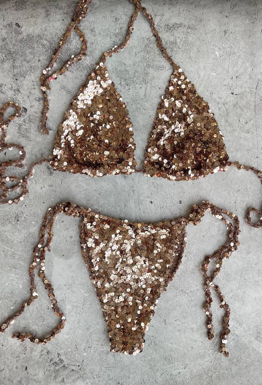 Вязаный купальник - фото 120990