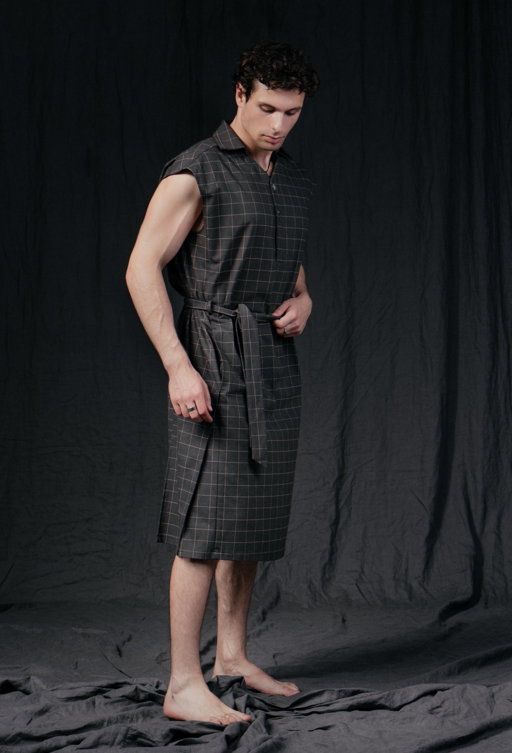 Туника в клетку - фото 121636