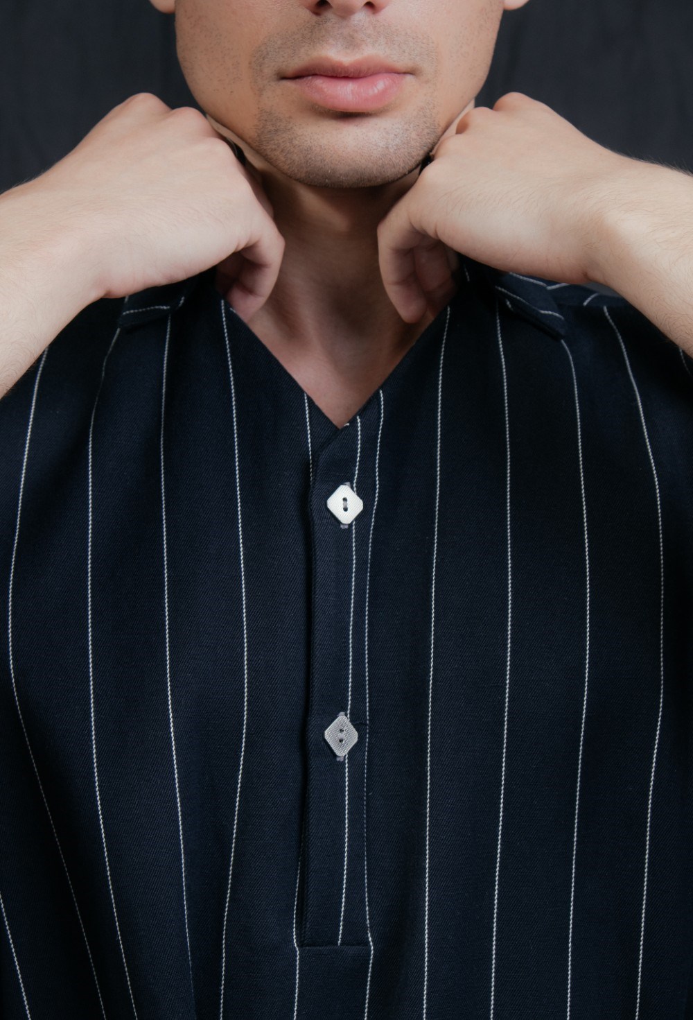 Туника в полоску - фото 121645