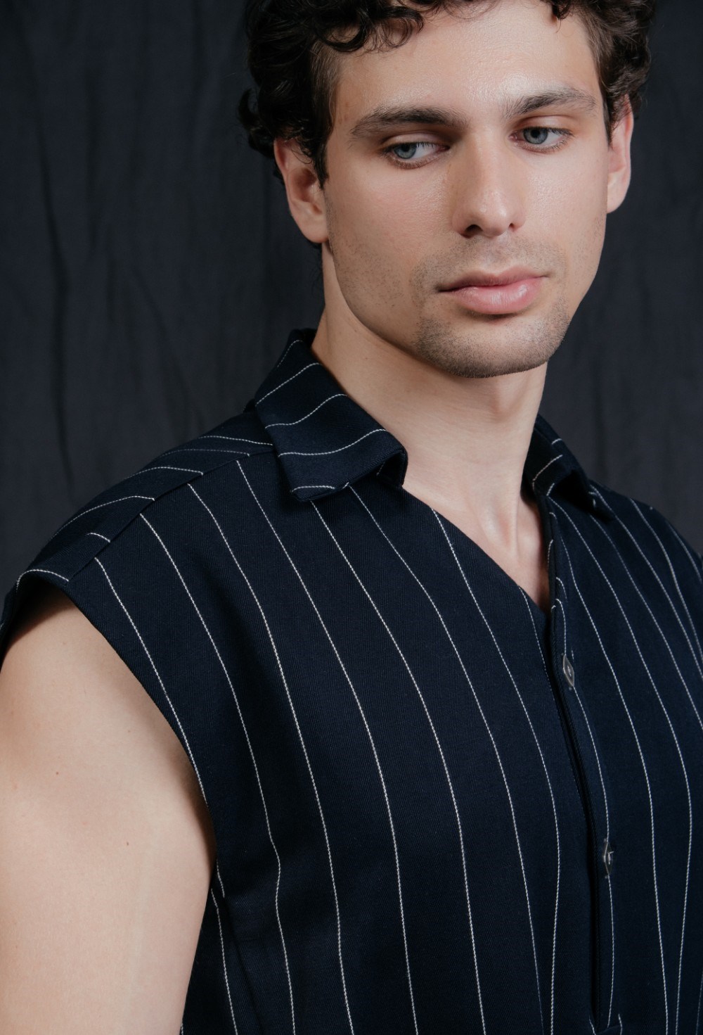 Туника в полоску - фото 121646