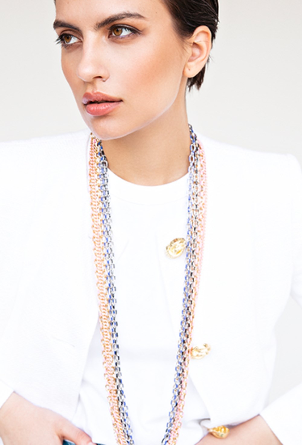 Blue Enamel Chain - фото 122303