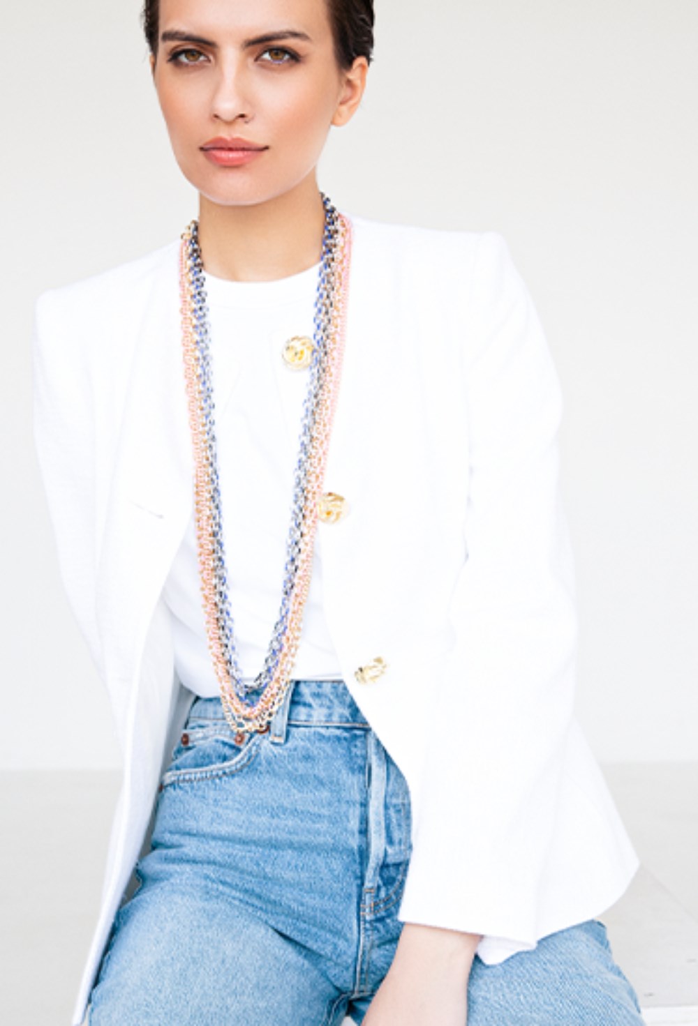 Pink Enamel Chain - фото 122306