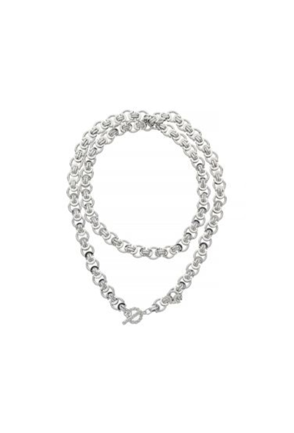 Chain Curly Silver - фото 122344