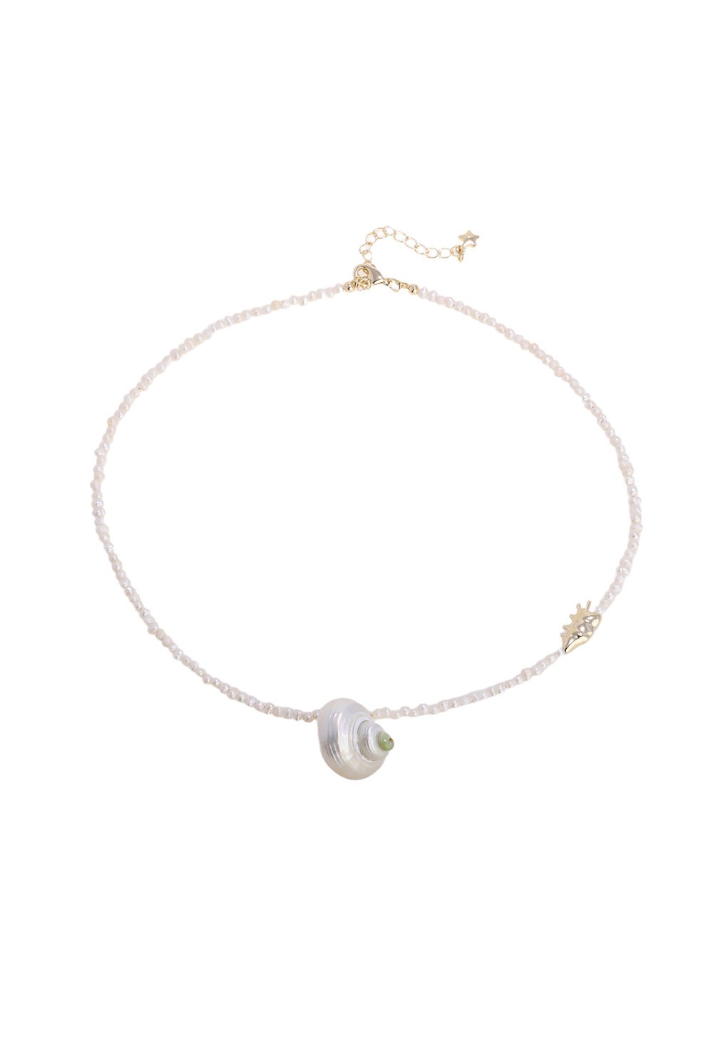 Choker made of small river pearls - фото 122350