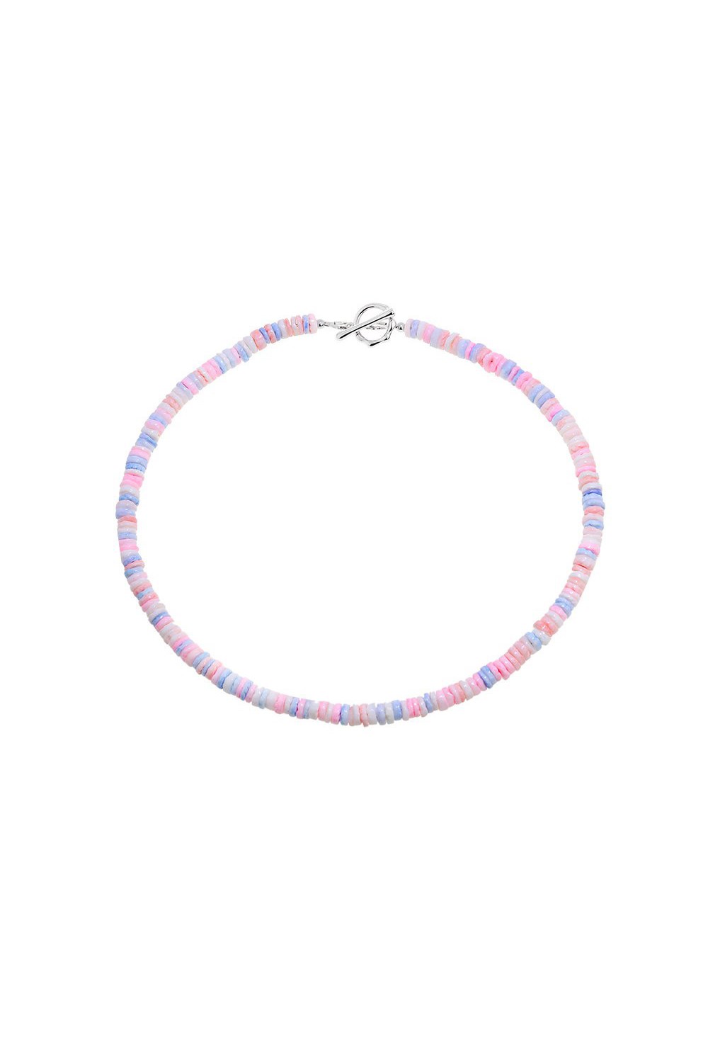 Choker made of multicolored seashell - фото 122370