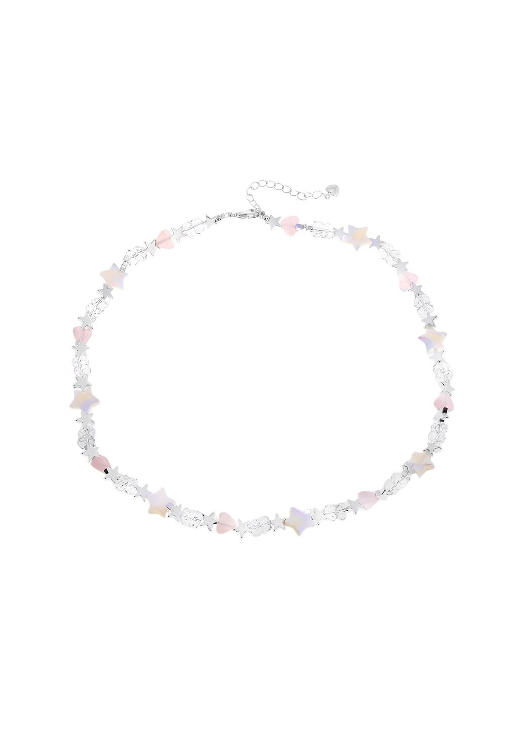 Choker made of Rock crystal Rhodium - фото 122404