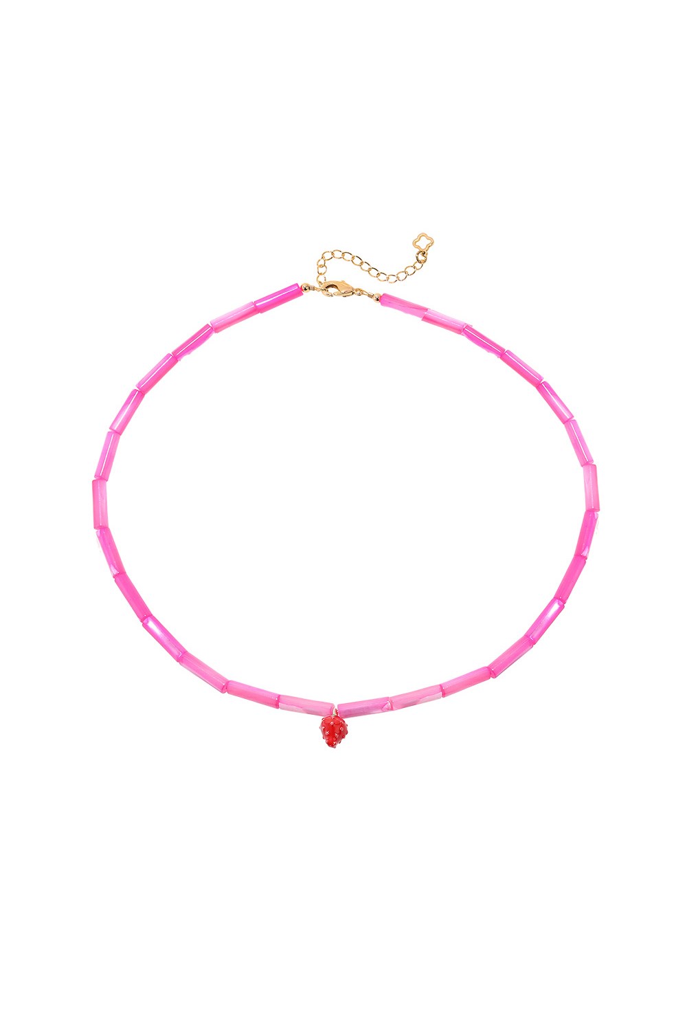 Choker with Strawberry pendant Gold - фото 122412