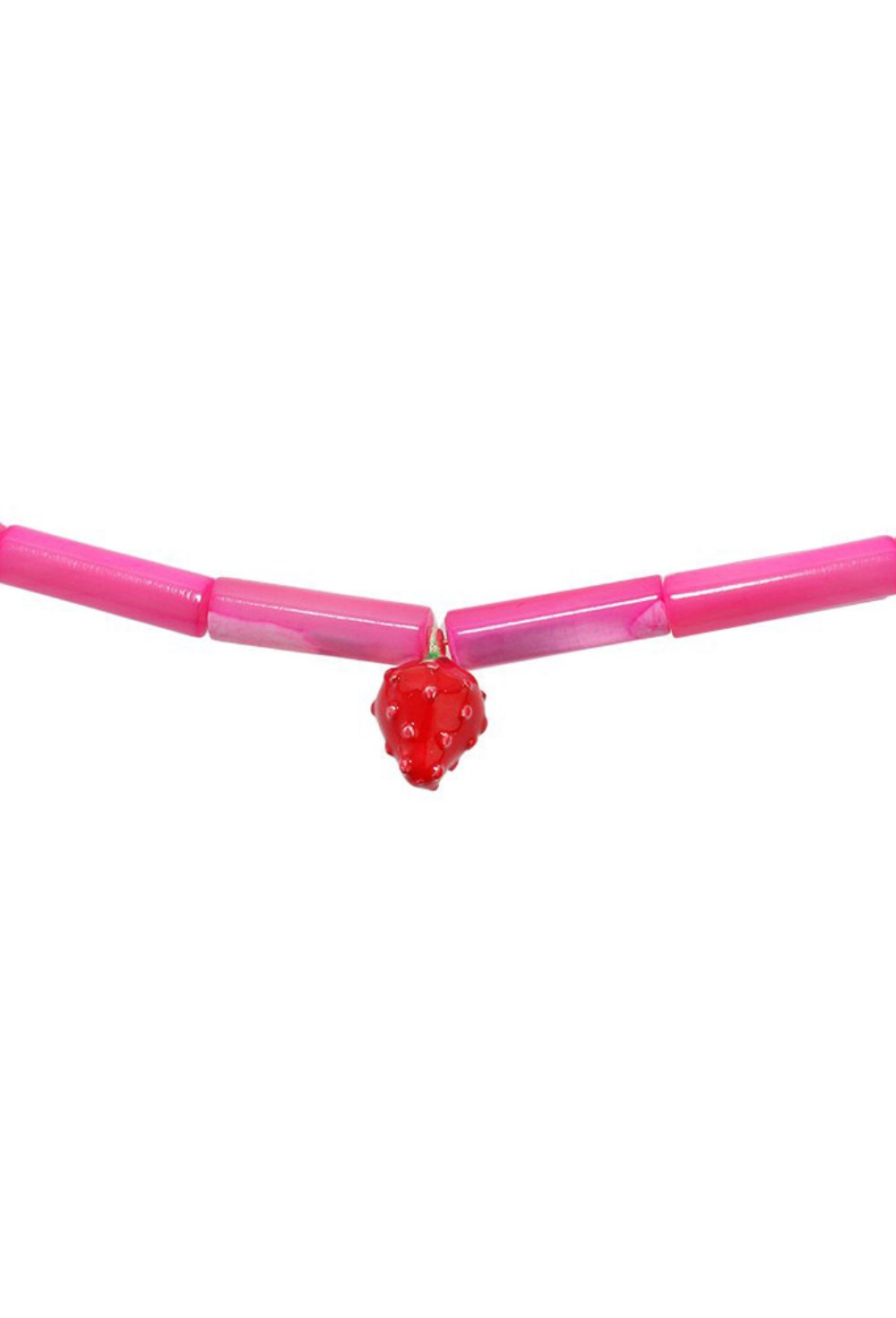 Choker with Strawberry pendant Gold - фото 122413