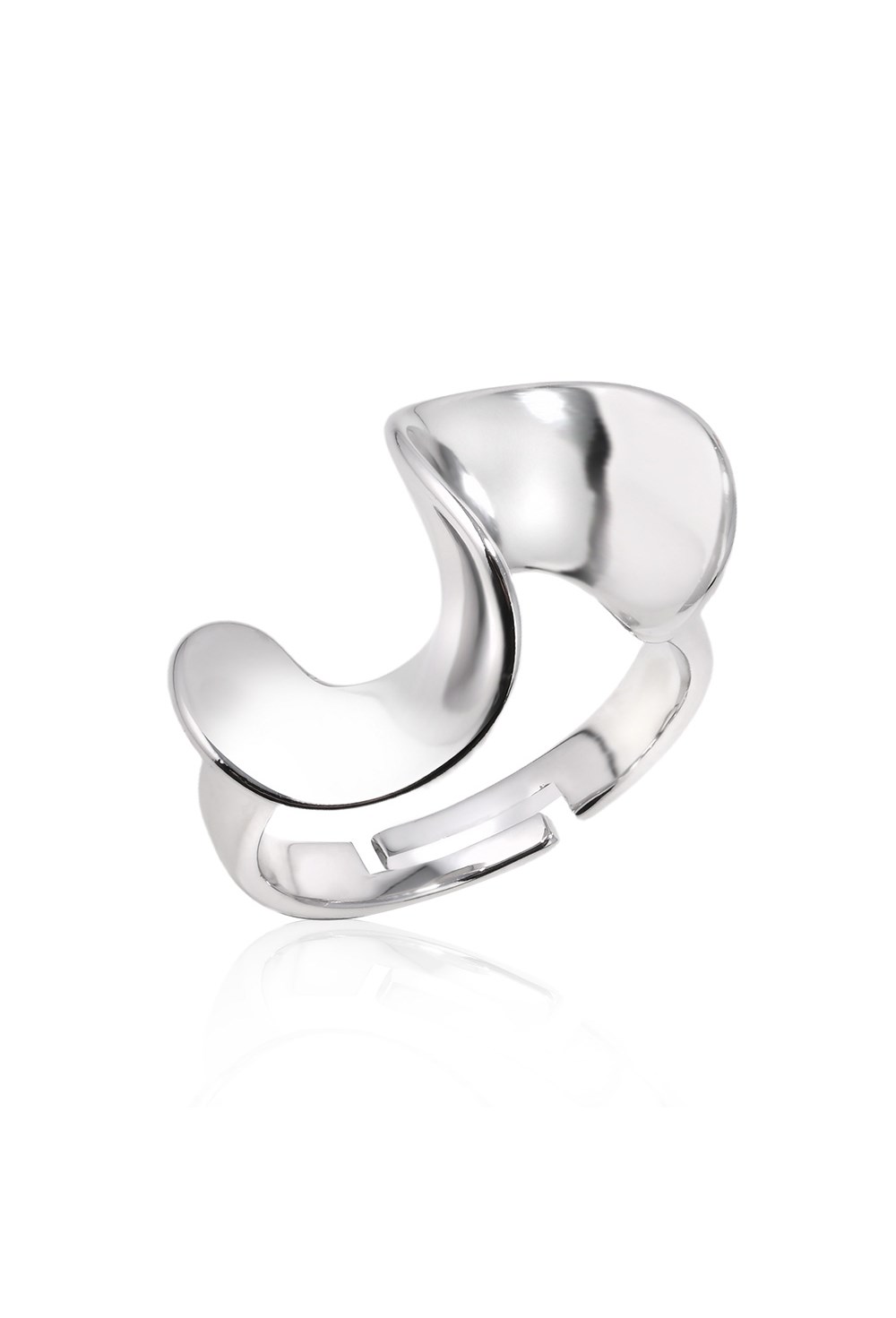 Coral Ring Rhodium - фото 122551