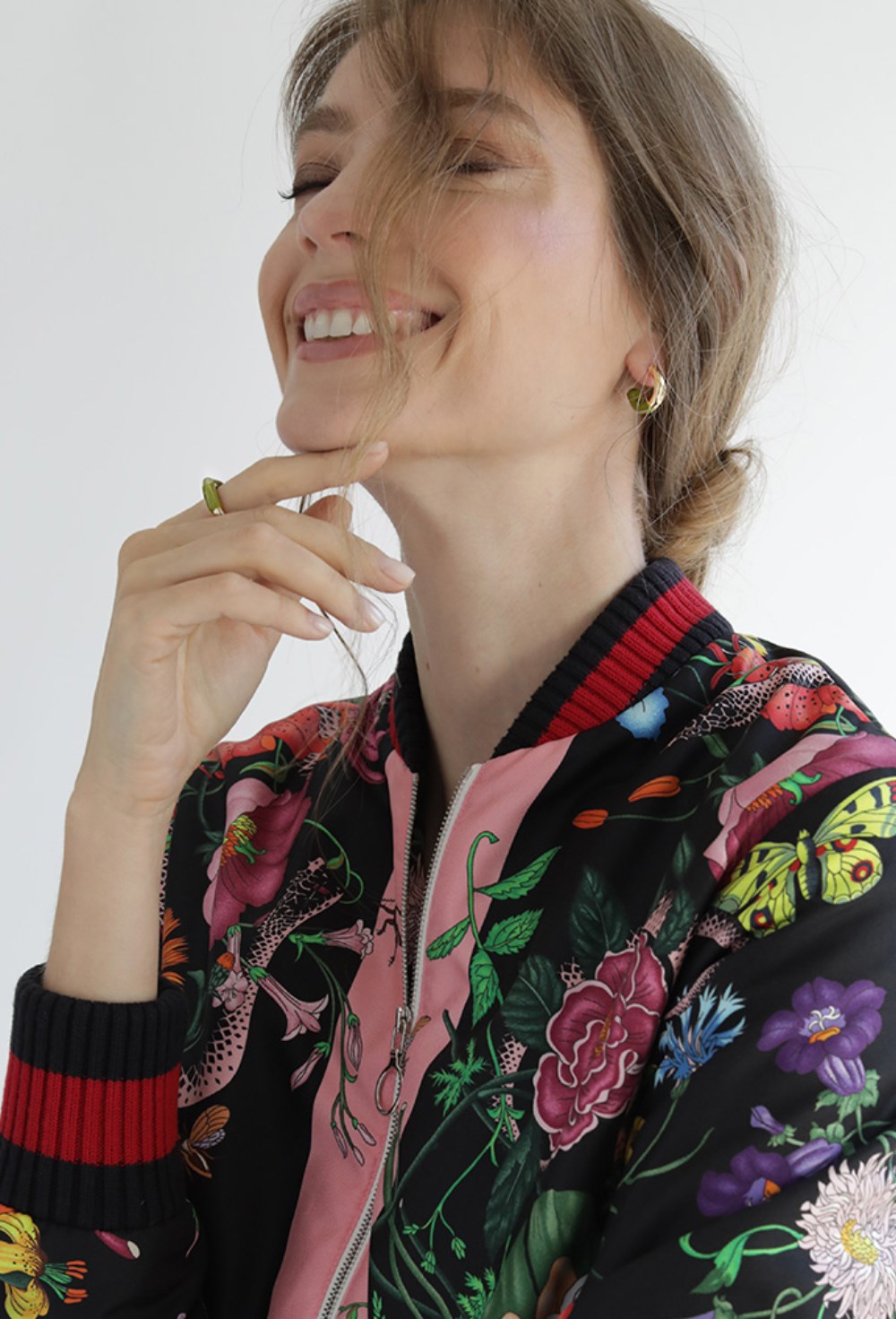 Green Enamel Ring Gold - фото 122679