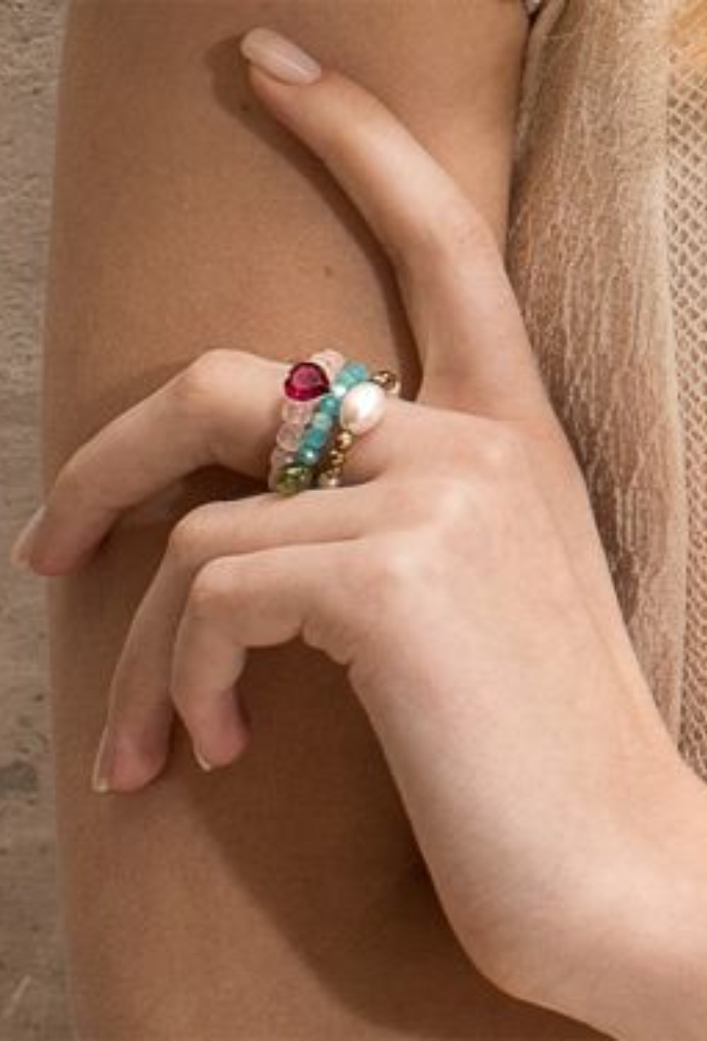 Rose Quartz Ring - фото 122684