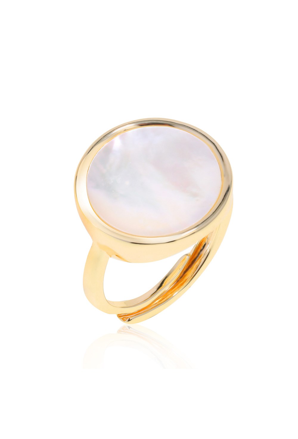 Mother of Pearls Ring Gold - фото 122686