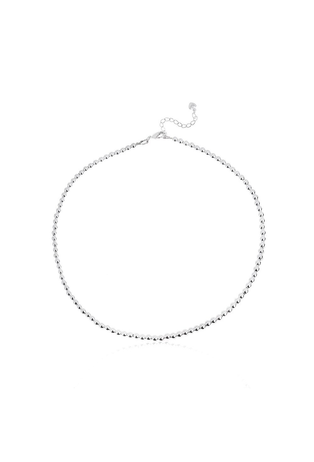 Necklace made of metal beads - фото 122720