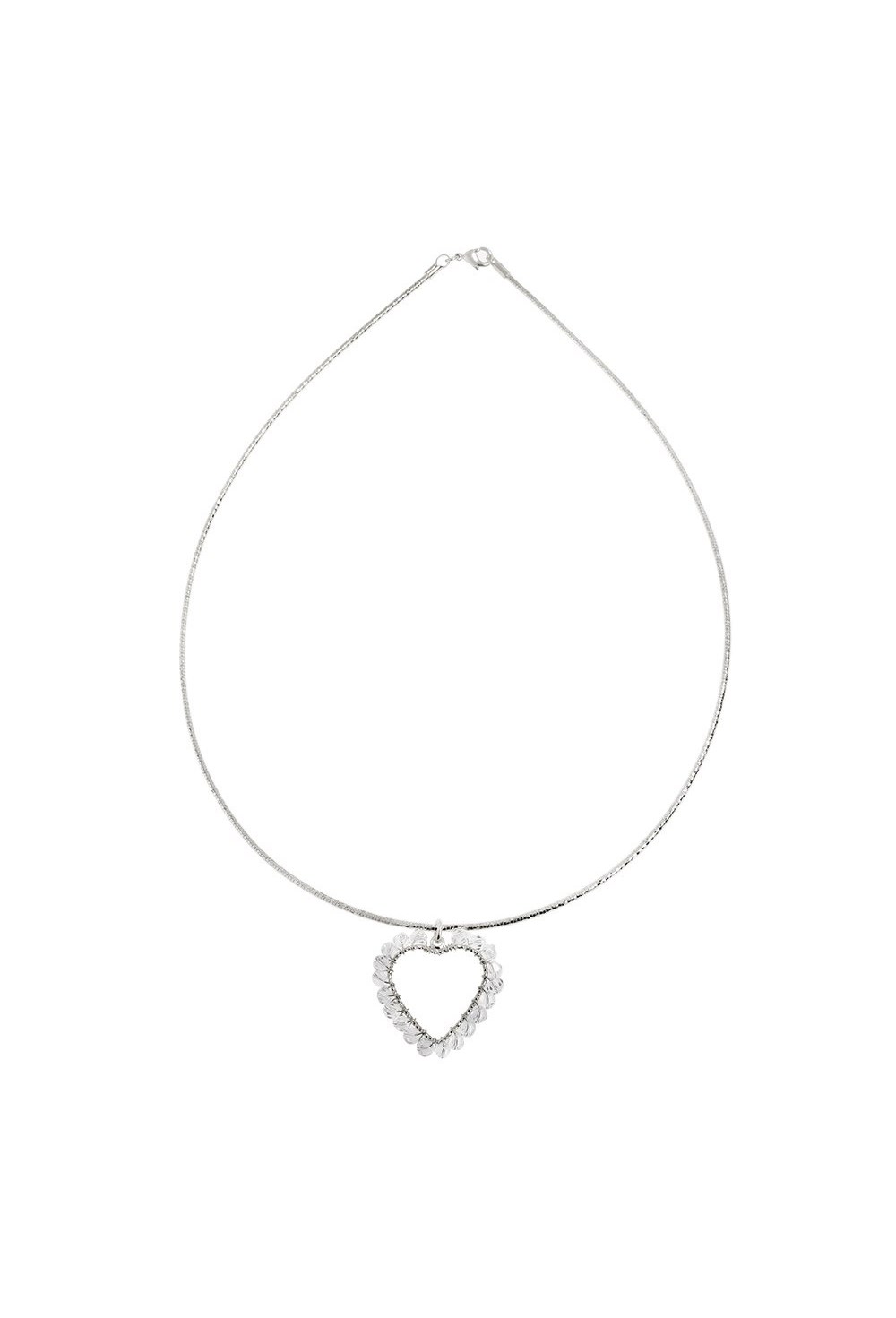 Necklace with Crystal Heart - фото 122759
