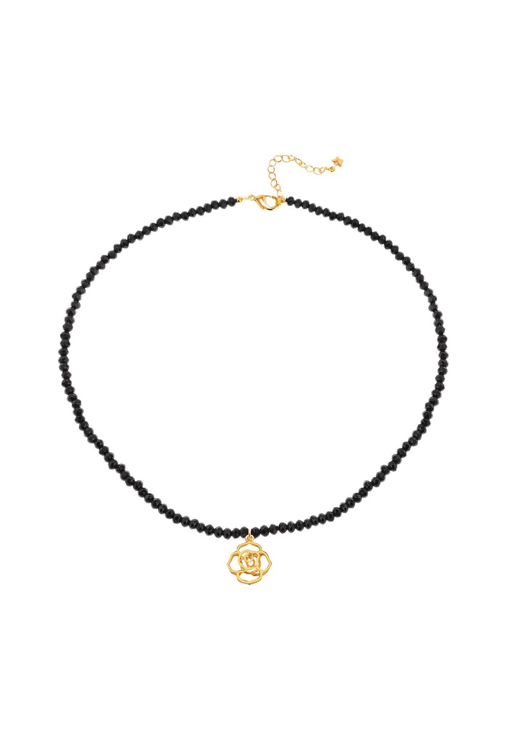 Necklace made of black Agate - фото 122809