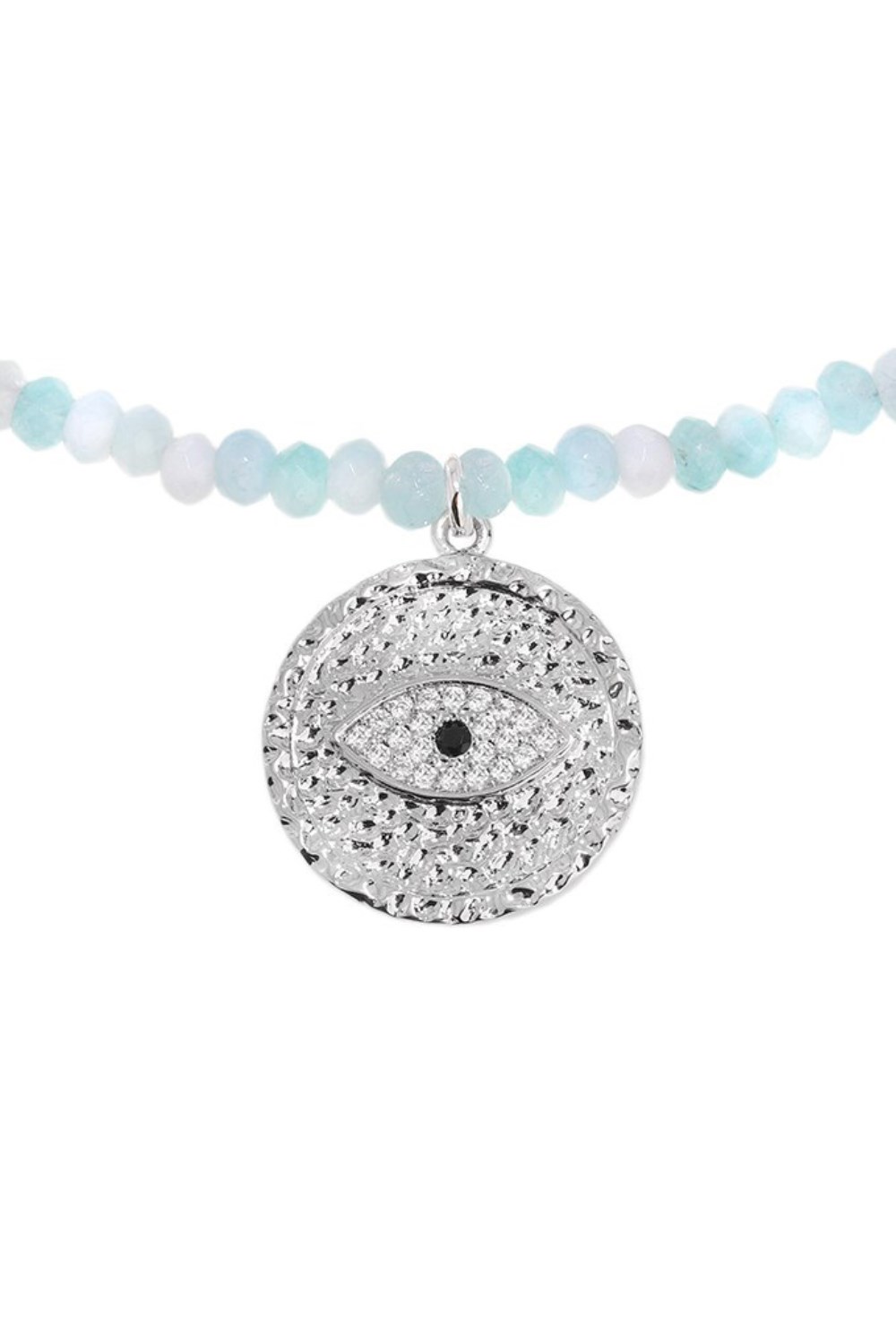 Blue Agate necklace - фото 122819