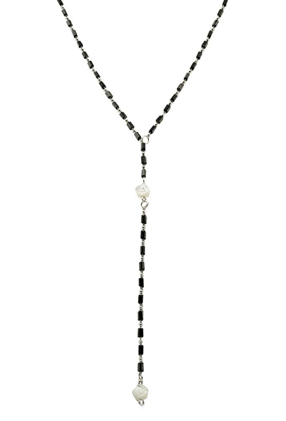 Blue Sugar Beads Necklace - фото 122835