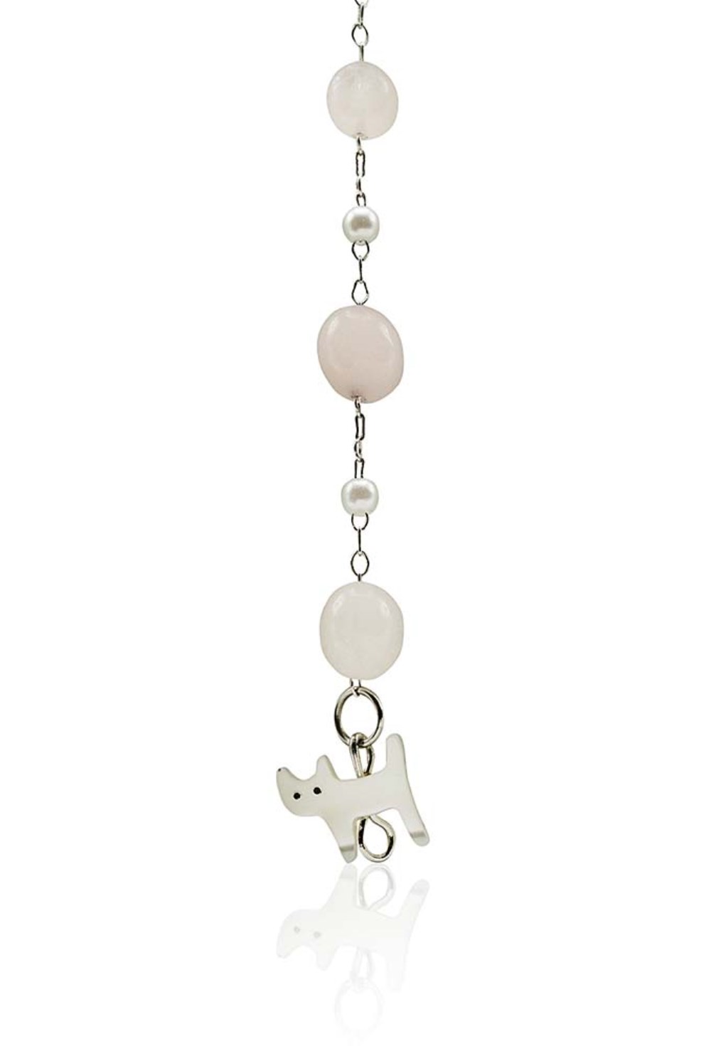 Rosary Necklace Black Agate - фото 122839