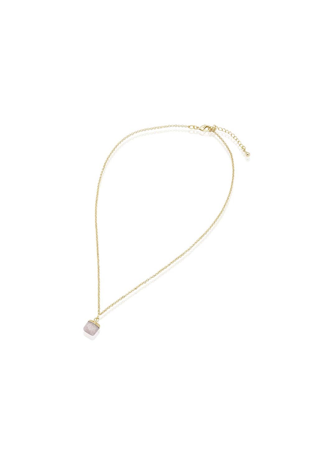 Necklace with Large Citrine Gem - фото 122844