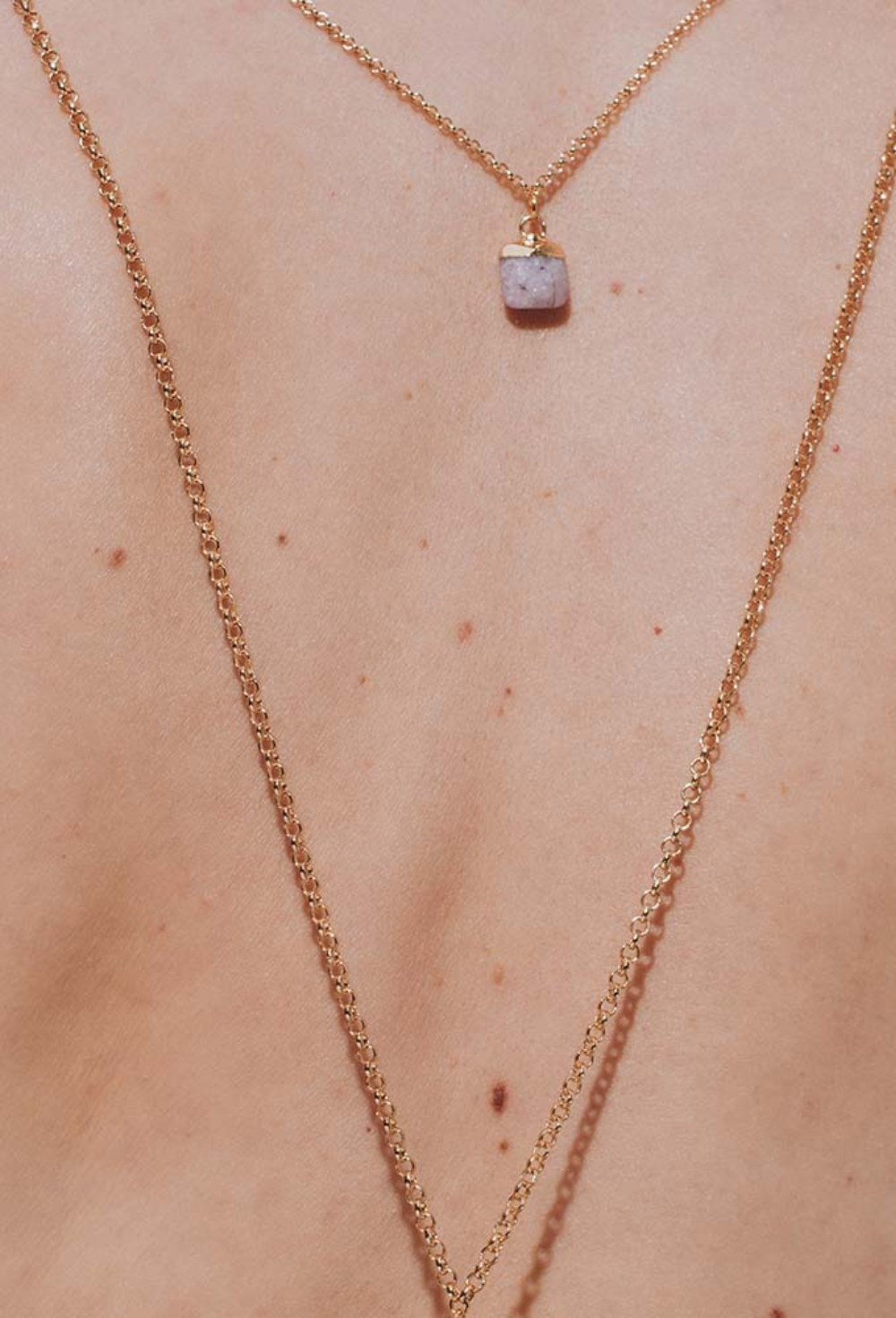 Necklace with Large Citrine Gem - фото 122846