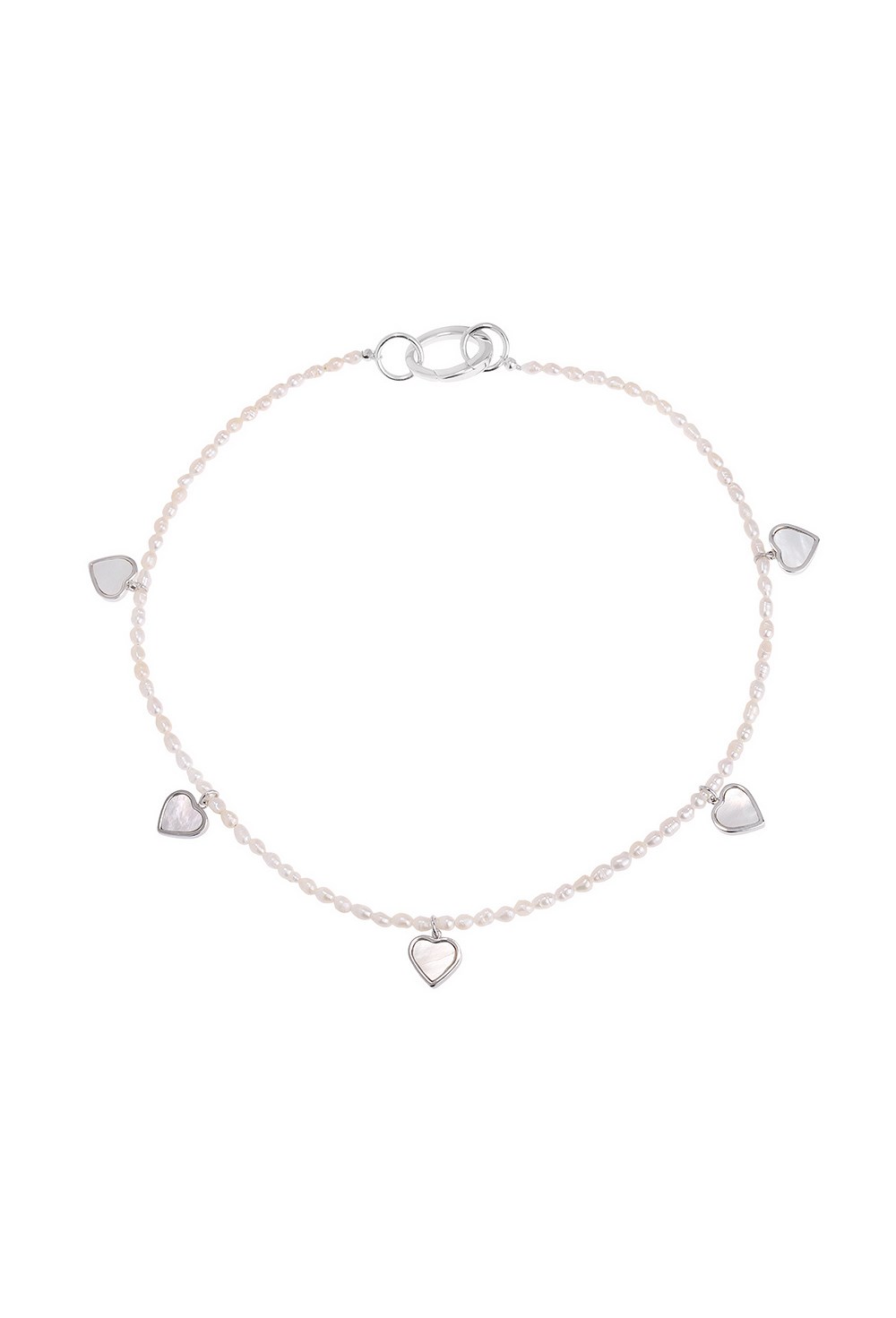 Teddy Cubic Zirconia Pedant Necklace Gold - фото 122894