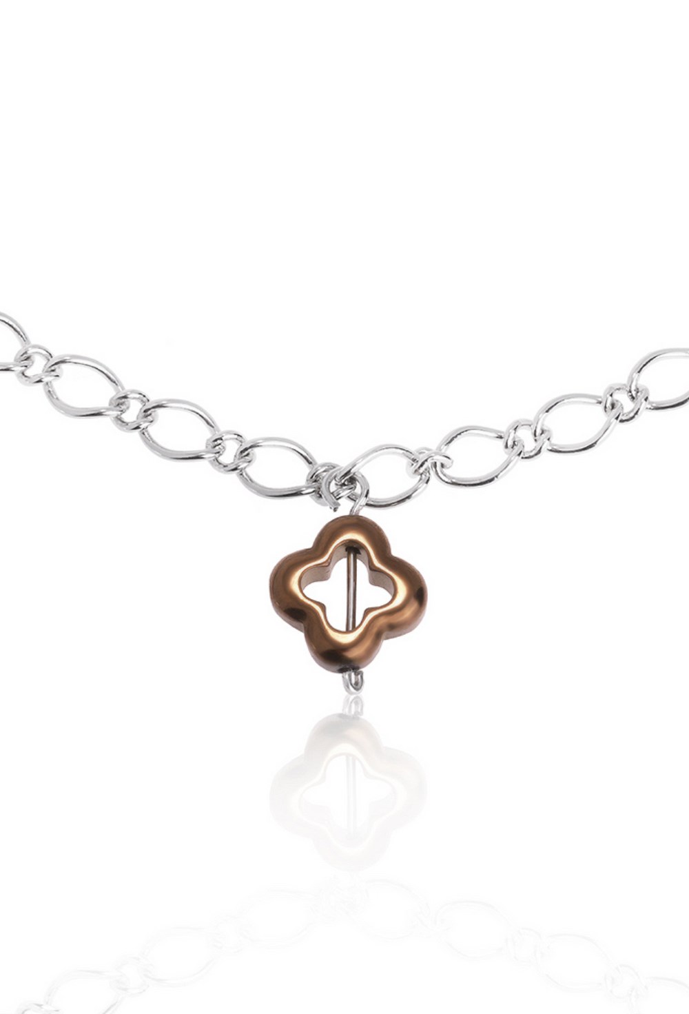 Mother of Pearls Heart Charms Necklace - фото 122898