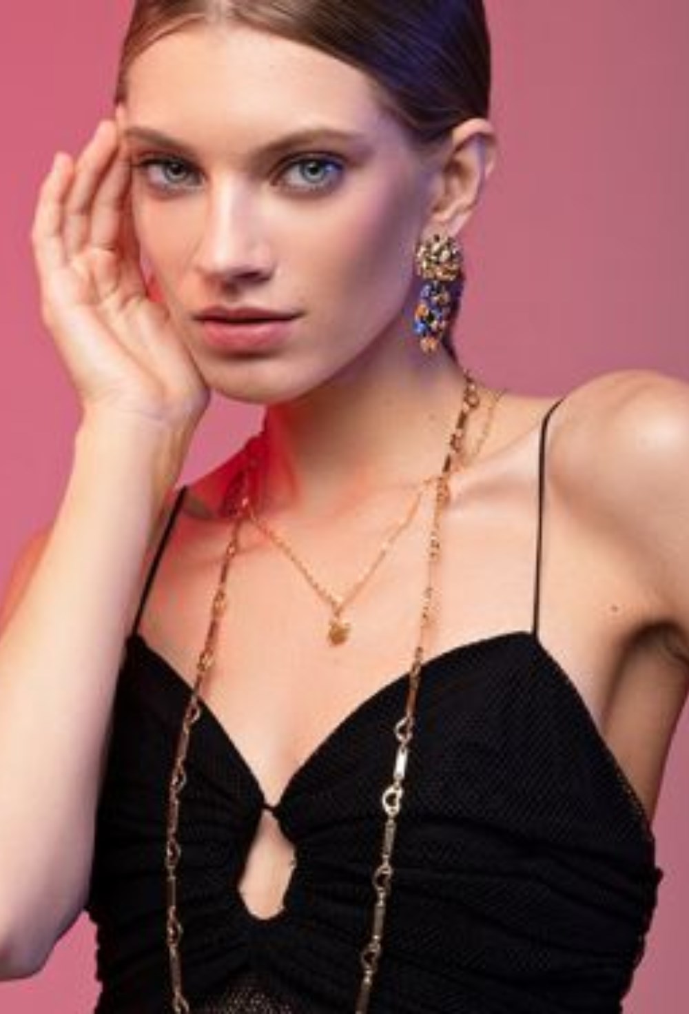 Rose Symbol Chain Necklace - фото 122913