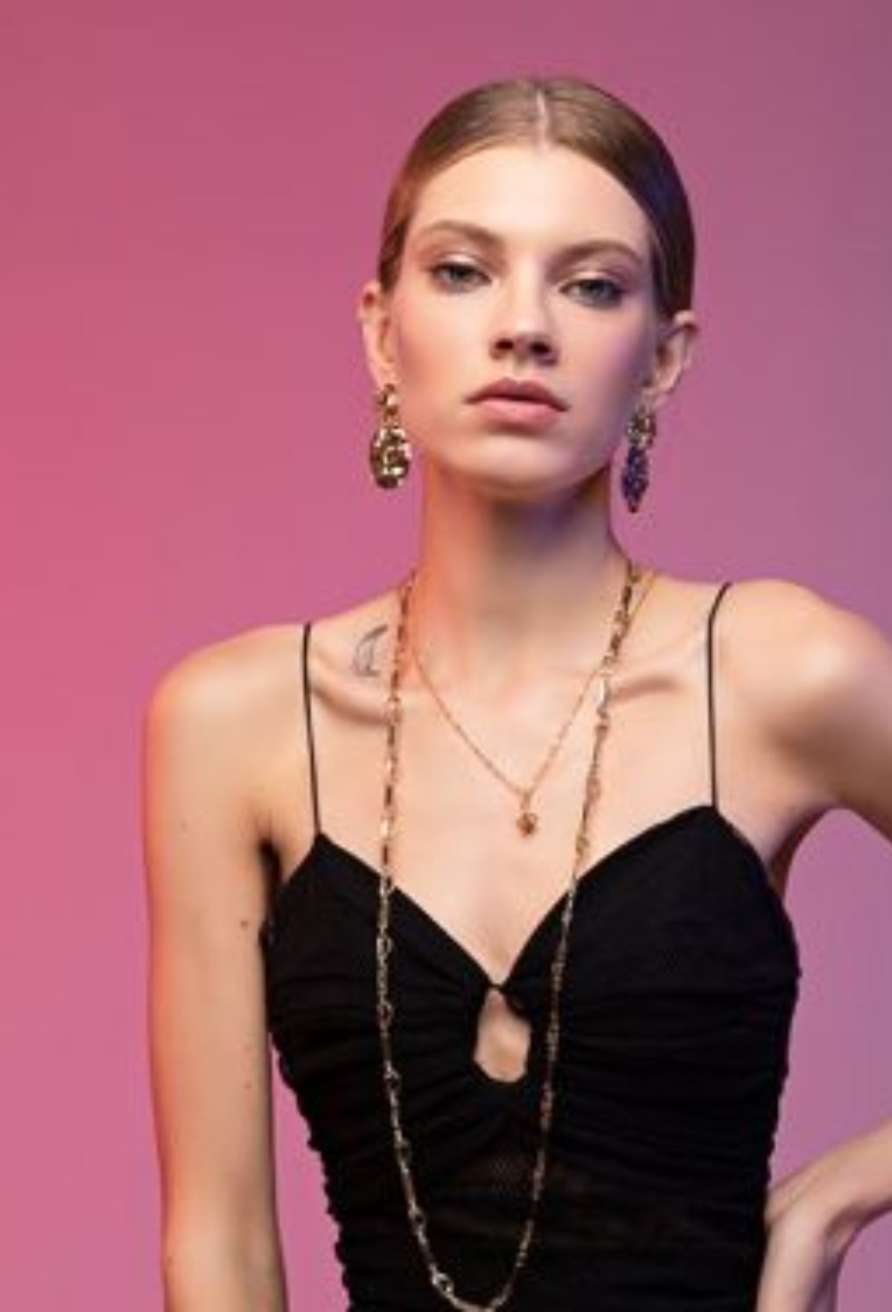 Rose Symbol Chain Necklace - фото 122914