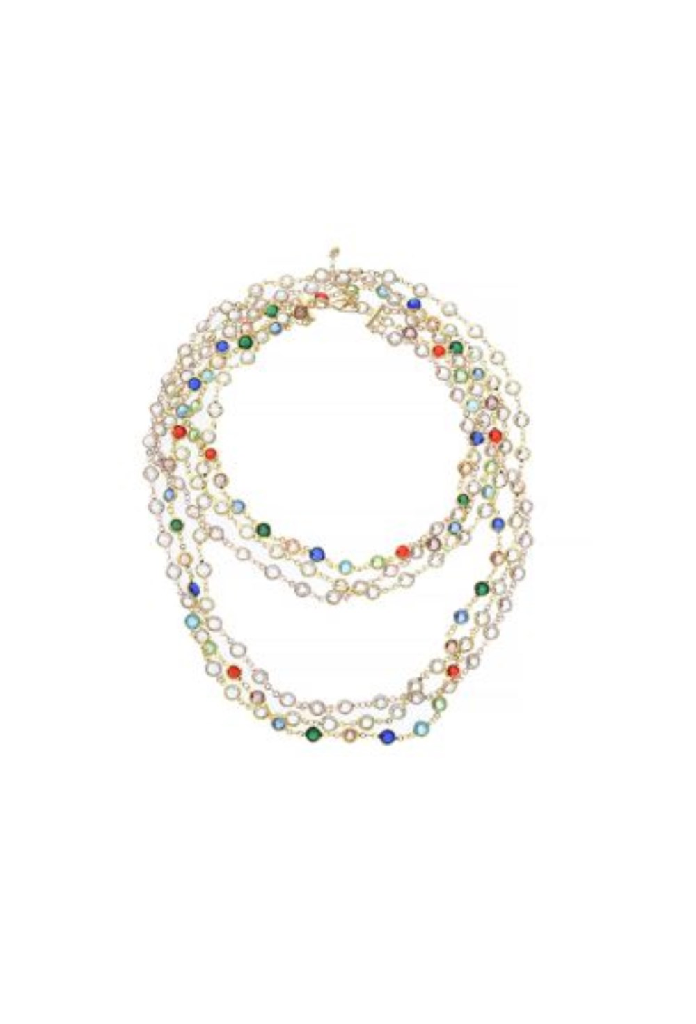 Lilly Gold Red Necklace - фото 122991