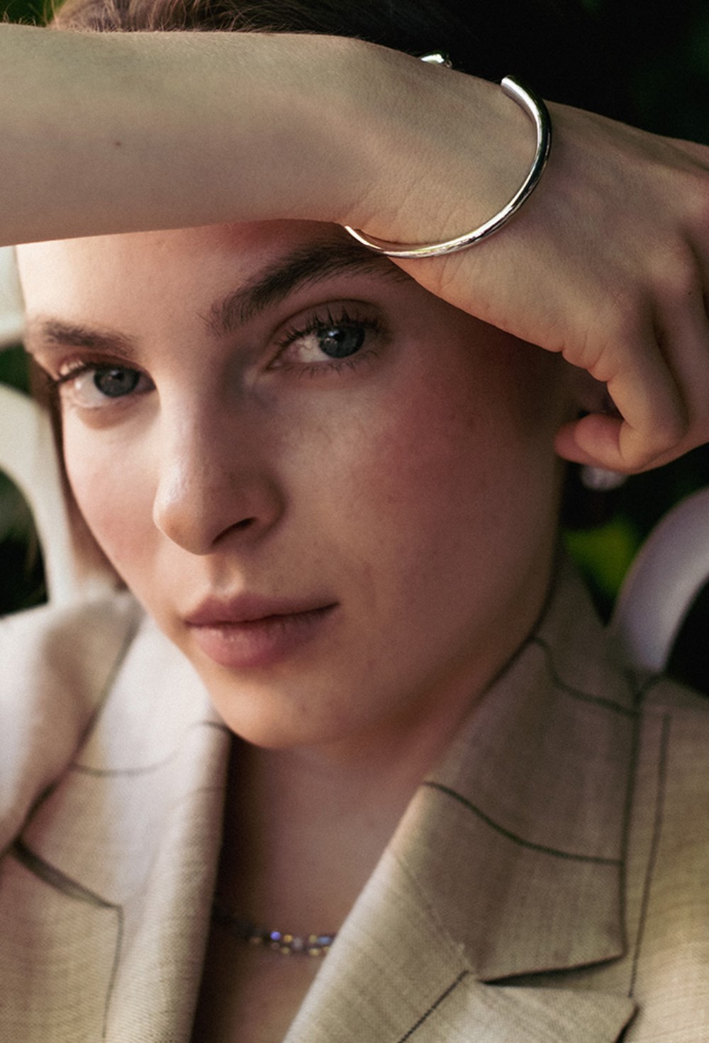 Multi-row bracelet Rhodium - фото 123030